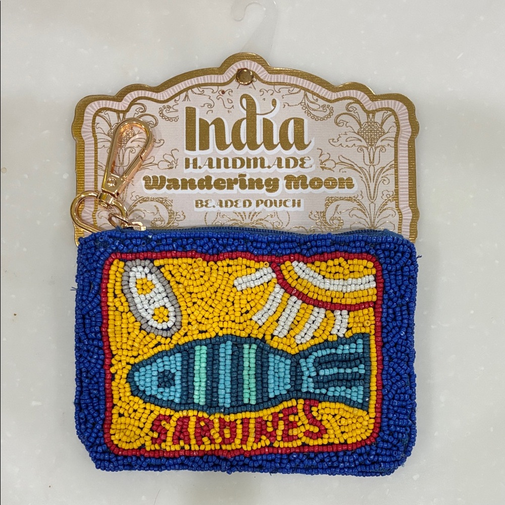 Viral Beaded Sardine Coin Purse